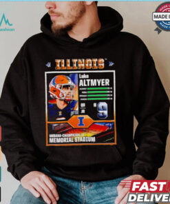 Memorial Stadium Illinois Fighting Illini Luke Altmeyer video game shirt