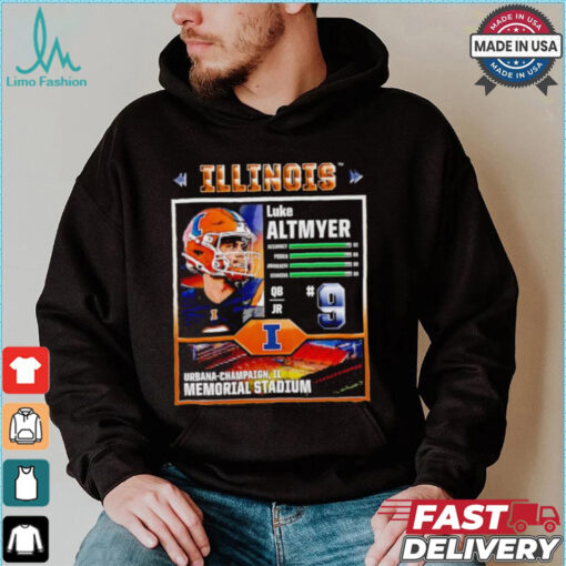 Memorial Stadium Illinois Fighting Illini Luke Altmeyer video game shirt