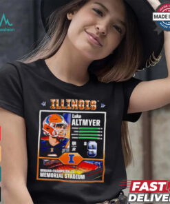Memorial Stadium Illinois Fighting Illini Luke Altmeyer video game shirt