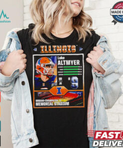 Memorial Stadium Illinois Fighting Illini Luke Altmeyer video game shirt