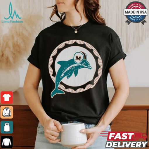 Miami Dolphins 1966 Retro Logo T Shirt