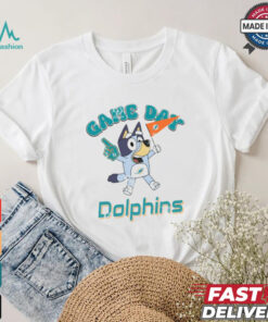 Miami Dolphins Bluey Game Day shirt