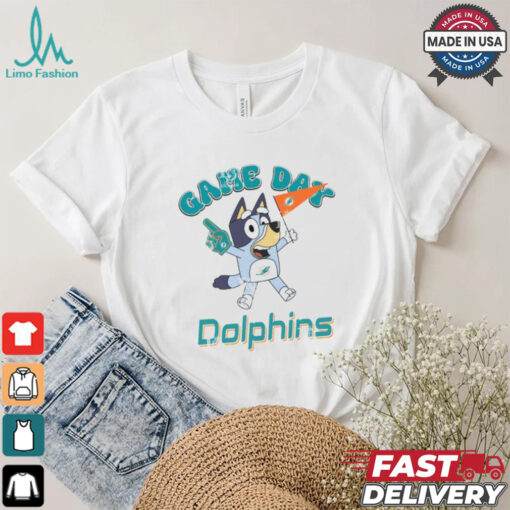 Miami Dolphins Bluey Game Day shirt