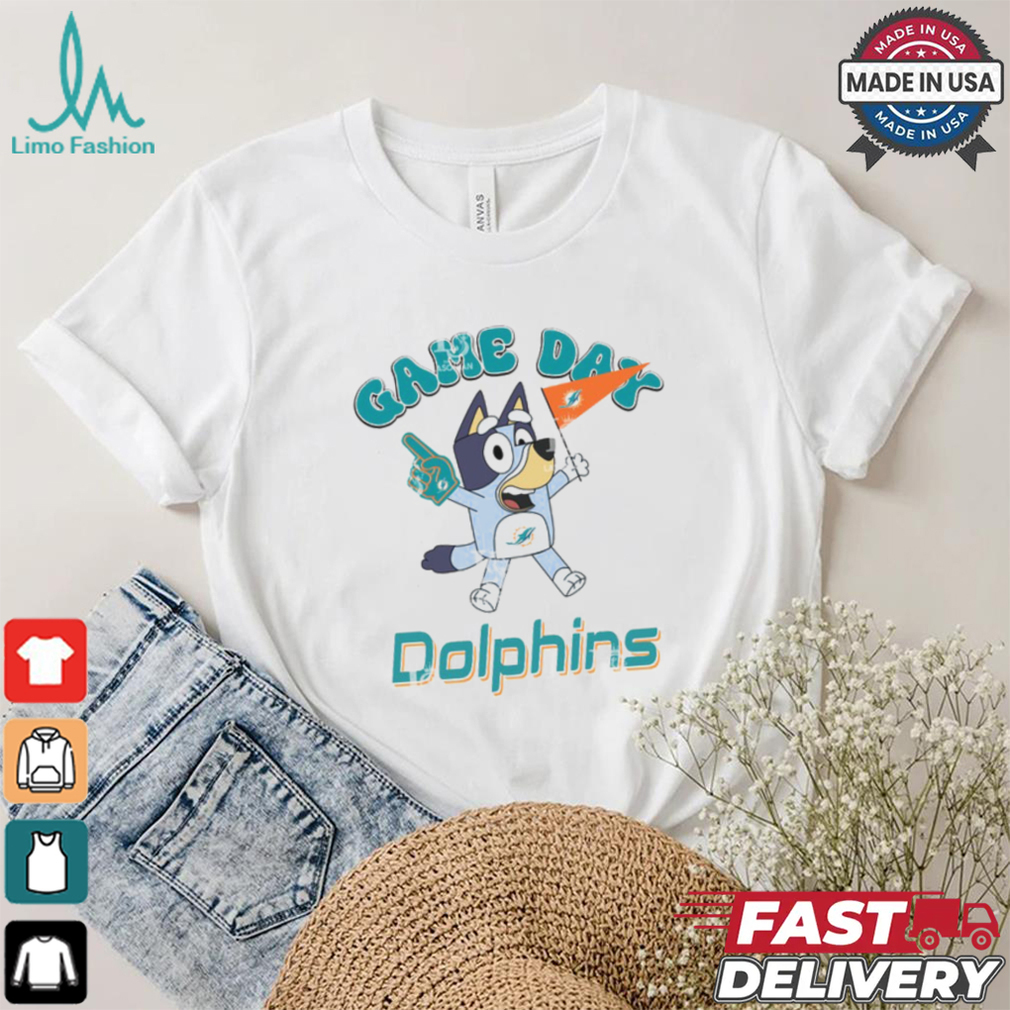Miami Dolphins Bluey Game Day shirt Miami Dolphins Bluey Game Day shirt