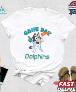 Miami Dolphins Bluey Game Day shirt