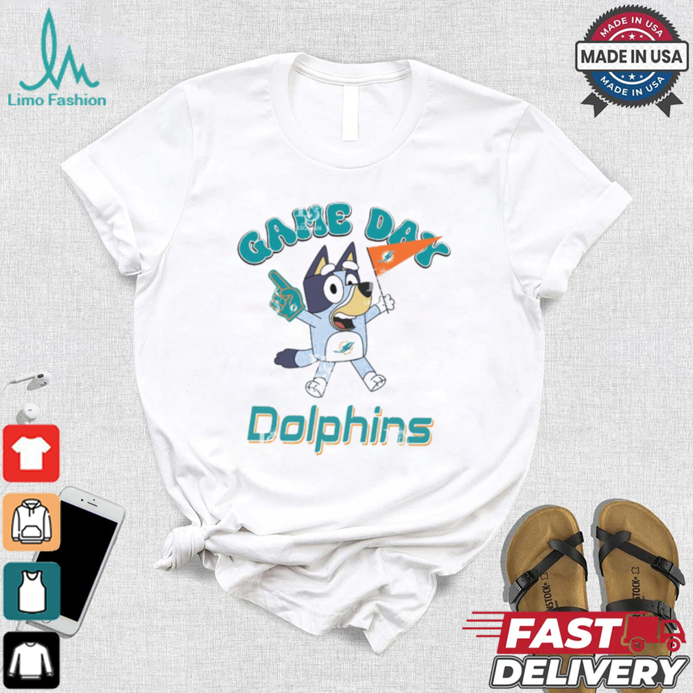 Miami Dolphins Bluey Game Day shirt Miami Dolphins Bluey Game Day shirt