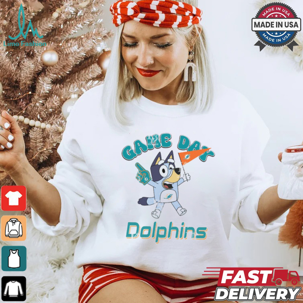 Miami Dolphins Bluey Game Day shirt Miami Dolphins Bluey Game Day shirt