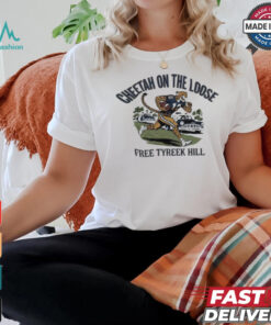 Miami Dolphins Cheetah on the loose free Tyreek Hill shirt
