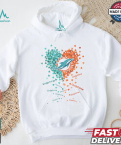 Miami Dolphins Heart Shirt