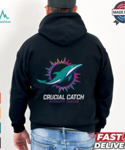 Miami Dolphins Nike Black 2024 NFL Crucial Catch T Shirt
