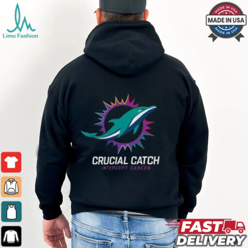 Miami Dolphins Nike Black 2024 NFL Crucial Catch T Shirt