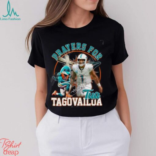 Miami Dolphins Prayers For Tua Tagovailoa T Shirt