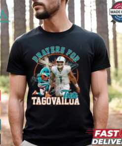 Miami Dolphins Prayers For Tua Tagovailoa T Shirt
