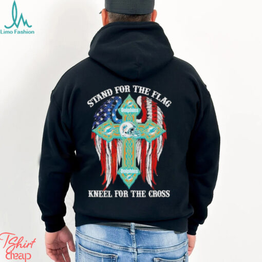 Miami Dolphins Stand For The Flag Kneel For The Cross 2024 T shirt