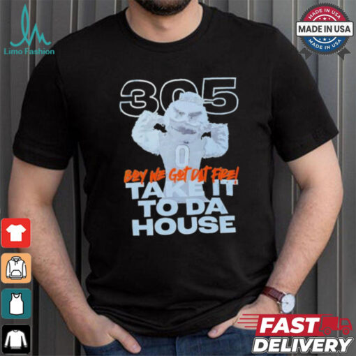 Miami Hurricanes take it to da house shirt