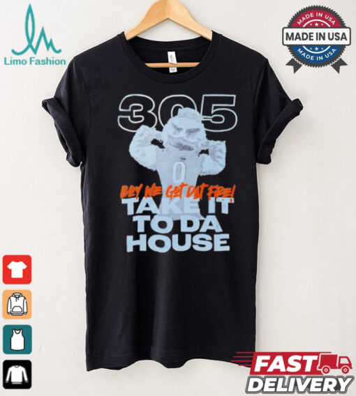 Miami Hurricanes take it to da house shirt