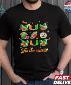 Miami Hurricanes ’tis the season Halloween shirt