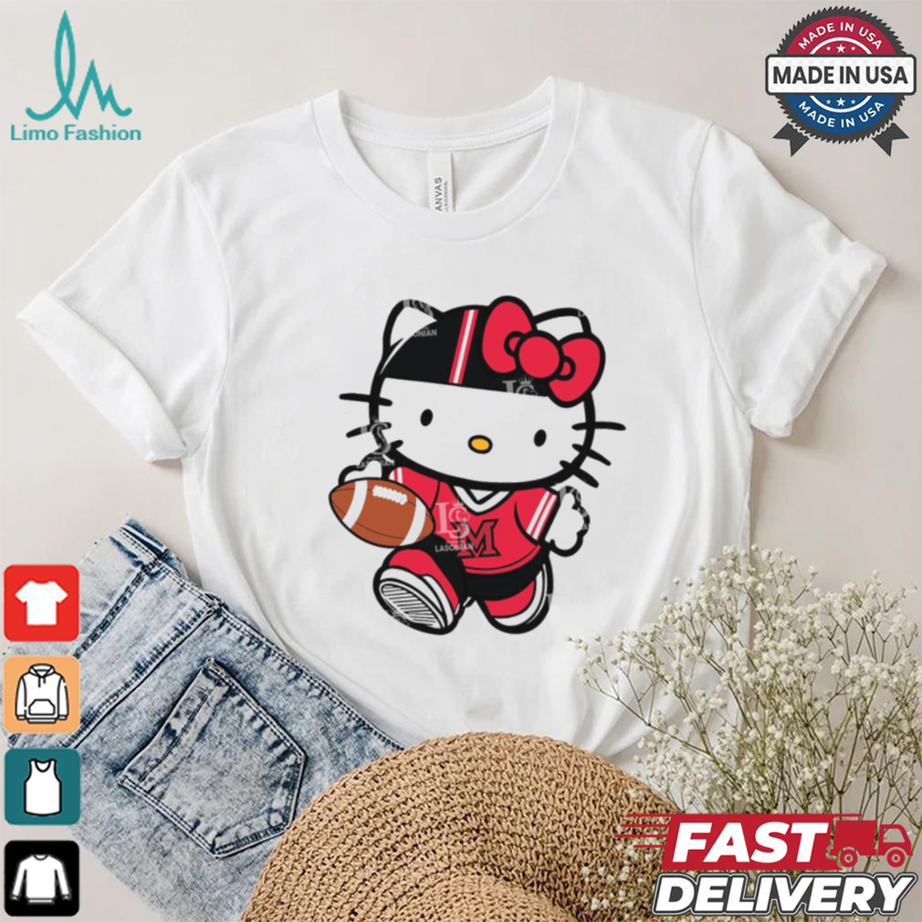 Miami RedHawks Cute Hello Kitty Football shirt Miami RedHawks Cute Hello Kitty Football shirt