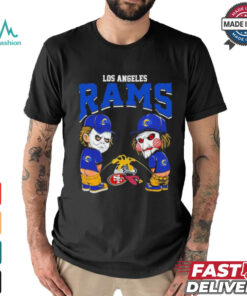 Michael Myers And Billy The Puppet X Los Angeles Rams Pee On NFL Teams Halloween Shirt, hoodie, sweater, long sleeve and tank top Michael Myers And Billy The Puppet X Los Angeles Rams Pee On NFL Teams Halloween Shirt