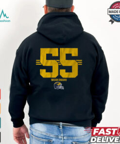 Michigan Football Mason Graham 55 Stripe Shirt