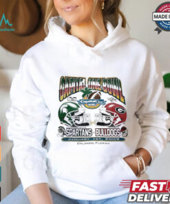 Michigan State Spartans vs Georgia Bulldogs Capital One Bowl 2009 shirt