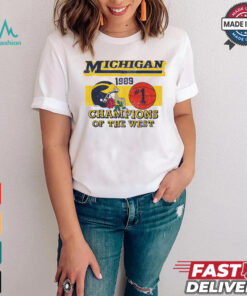Michigan Vintage 1989 Champions of the West Shirt