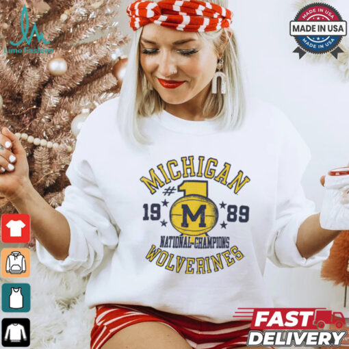 Michigan Vintage Basketball 1989 National Champions Shirt