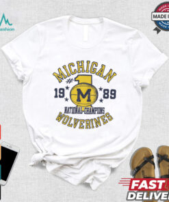 Michigan Vintage Basketball 1989 National Champions Shirt