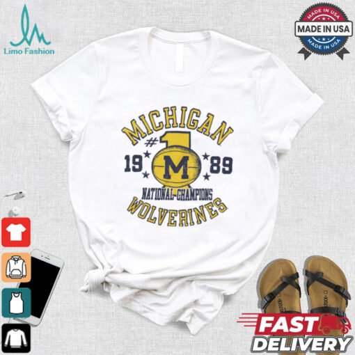 Michigan Vintage Basketball 1989 National Champions Shirt