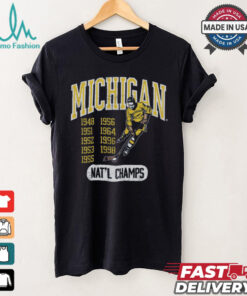 Michigan Vintage Hockey Champions Shirt