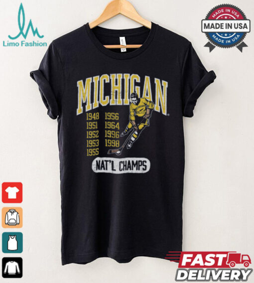 Michigan Vintage Hockey Champions Shirt