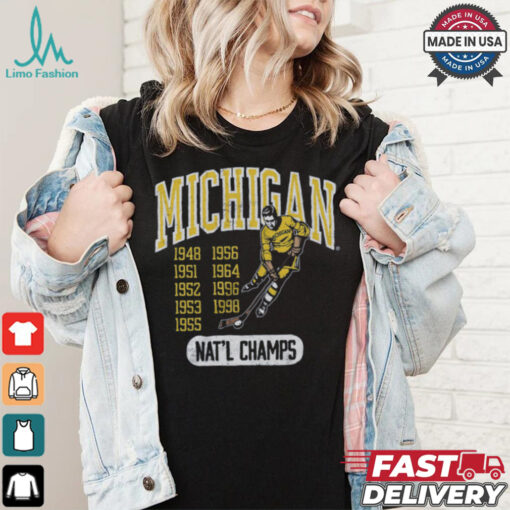 Michigan Vintage Hockey Champions Shirt