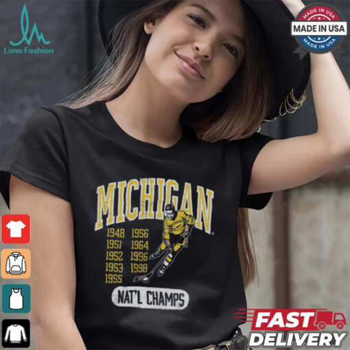 Michigan Vintage Hockey Champions Shirt