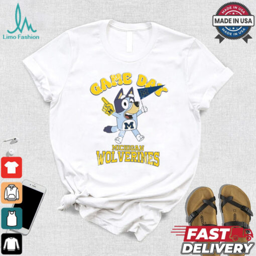 Michigan Wolverines Bluey Game Day shirt