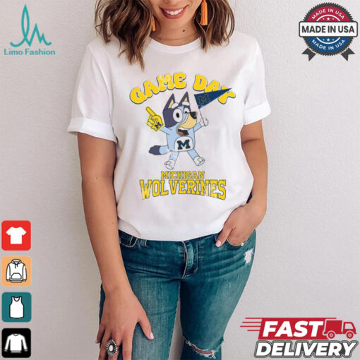 Michigan Wolverines Bluey Game Day shirt