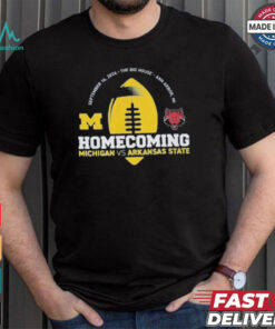Michigan Wolverines Valiant Blue 2024 Homecoming Gameday Shirt