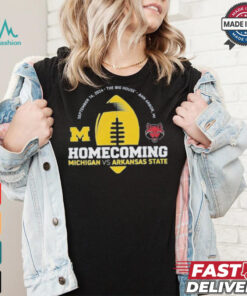 Michigan Wolverines Valiant Blue 2024 Homecoming Gameday Shirt