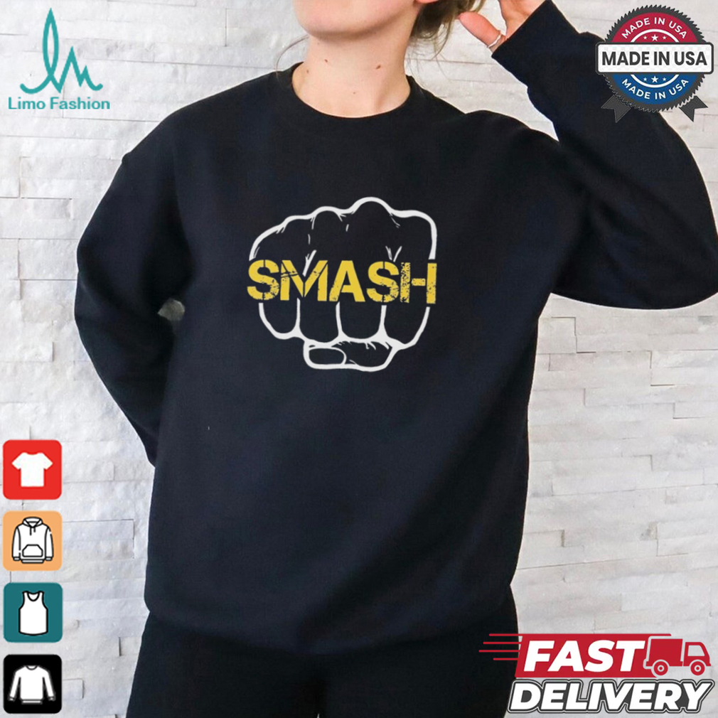 Michigan Wolverines smash punch shirt