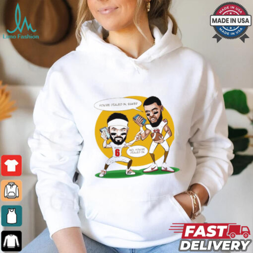 Mike Evans you’re dialed in Baker Mayfield no you’re dialed in Buccaneers shirt