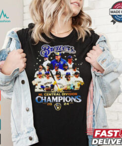 Milwaukee Brewers Back To Back NL Central Division Champions 2024 T Shirt