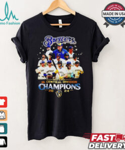 Milwaukee Brewers Back To Back NL Central Division Champions 2024 T Shirt