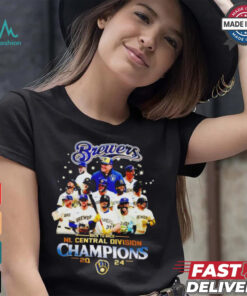 Milwaukee Brewers Back To Back NL Central Division Champions 2024 T Shirt