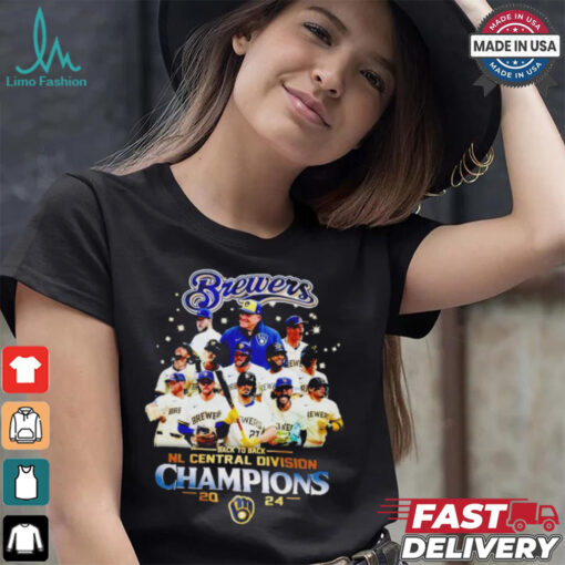 Milwaukee Brewers Back To Back NL Central Division Champions 2024 T Shirt