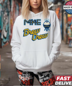 Milwaukee Brewers Brew Crew City Connect Logo t shirt