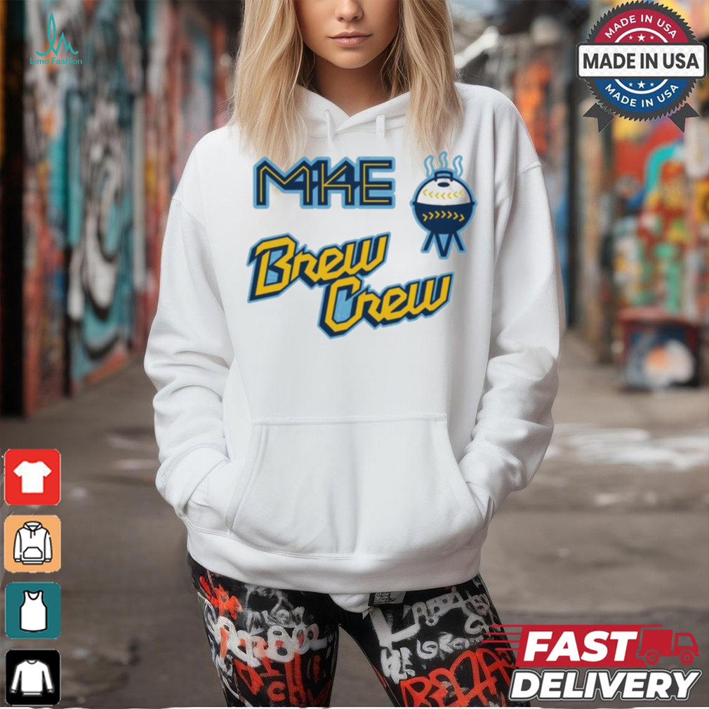 Milwaukee Brewers Brew Crew City Connect Logo t shirt Milwaukee Brewers Brew Crew City Connect Logo t shirt