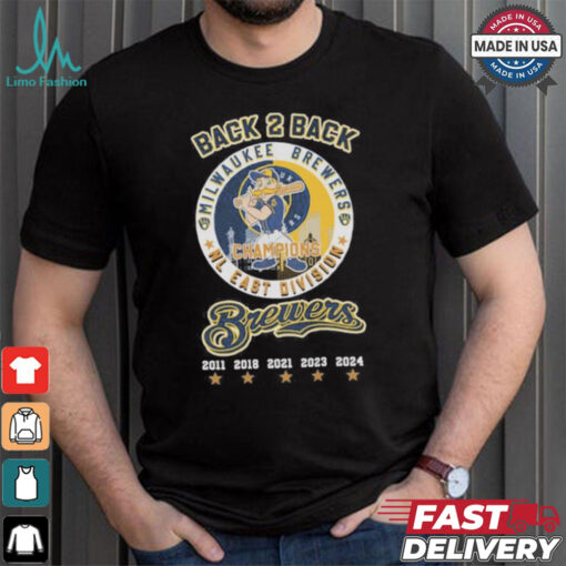 Milwaukee Brewers Mascot 2024 NL Central Central Division Champions Shirt