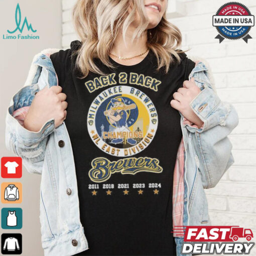 Milwaukee Brewers Mascot 2024 NL Central Central Division Champions Shirt