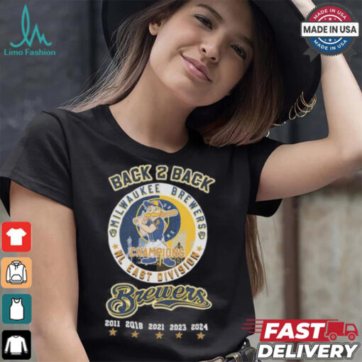 Milwaukee Brewers Mascot 2024 NL Central Central Division Champions Shirt