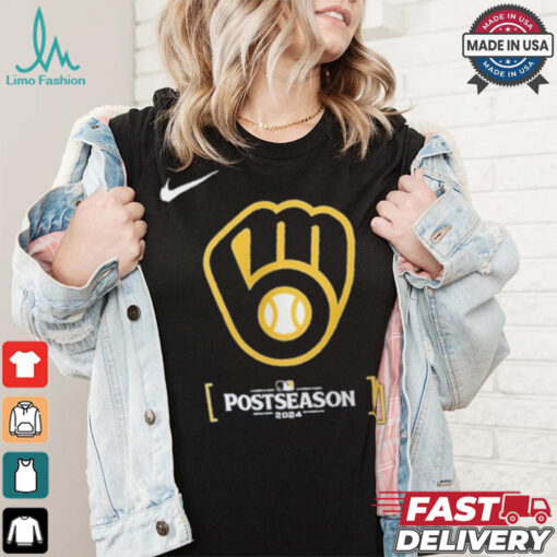 Milwaukee Brewers Nike 2024 MLB Postseason Authentic Collection Legend T Shirt