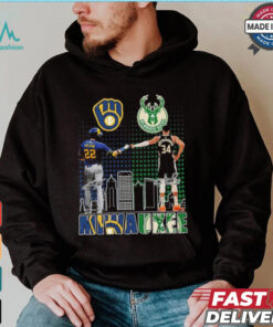 Milwaukee Sports Teams 2024 Yelich And Antetokounmpo Shirt
